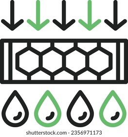 Water Icon image. Suitable for mobile application.