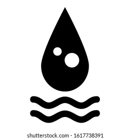water icon isolated sign symbol vector illustration - high quality black style vector icons
