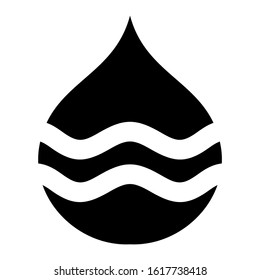 water icon isolated sign symbol vector illustration - high quality black style vector icons
