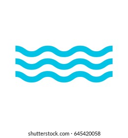 water icon isolated vector