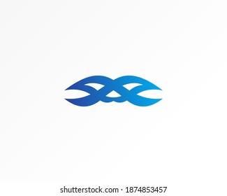 Water icon logo design template