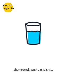 Plantilla de vectores de diseño de logotipo de icono de cristal