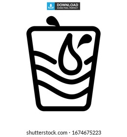 water icon or logo isolated sign symbol vector illustration - high quality black style vector icons

