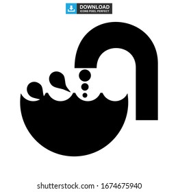 water icon or logo isolated sign symbol vector illustration - high quality black style vector icons
