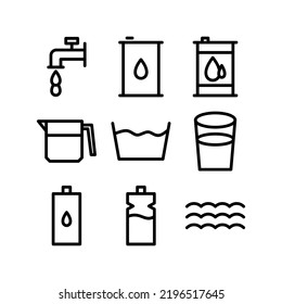 water icon or logo isolated sign symbol vector illustration - Collection of high quality black style vector icons
