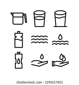 water icon or logo isolated sign symbol vector illustration - Collection of high quality black style vector icons

