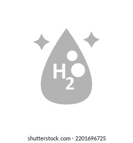 water icon on a white background, vector illustration