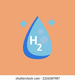 water icon on a white background, vector illustration