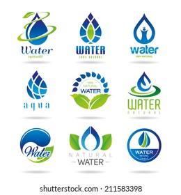 Water icon set - 2