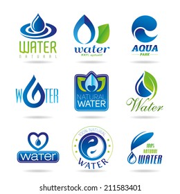 Water icon set - 3