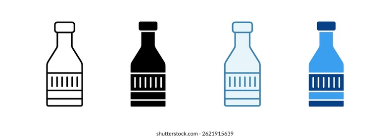 Conjunto de iconos de agua Colección de estilo múltiple