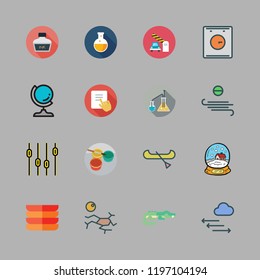 water icon set. vector set about levels, tap, boat and flask icons set.