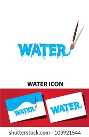 water icon set. vector illustration.