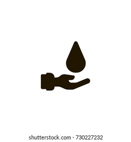 water icon. sign design