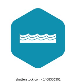 Water icon. Simple illustration of water vector icon for web