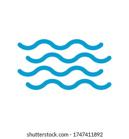 water icon symbol vector on white background