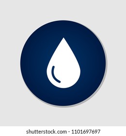 Similar Images, Stock Photos & Vectors of Blue water drop icon with