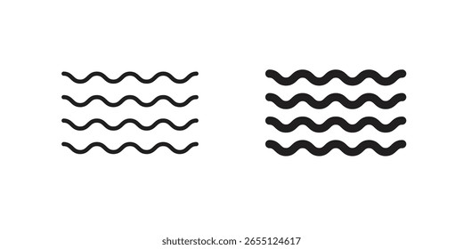 Water icon vector design. set web icons