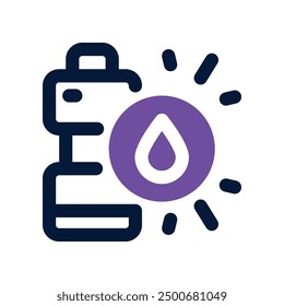 water icon. vector dual tone icon for your website, mobile, presentation, and logo design.