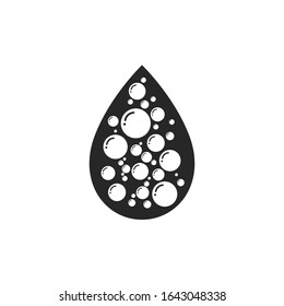 Water Icon. Vector Illustration, Aquatic Signage. Liquid Symbol
