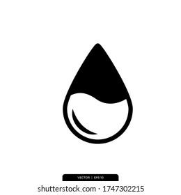 Water Icon Vector Illustration Logo Template 