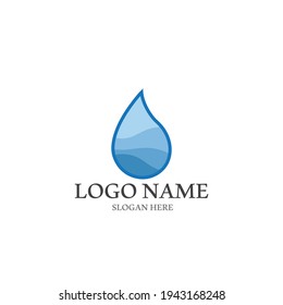 water icon vector illustration template design
