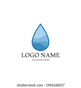 water icon vector illustration template design