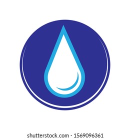 water icon, vector illustration, white background
