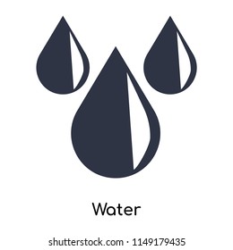 Water icon vector isolated on white background for your web and mobile app design, Water logo concept