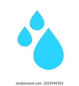 icono de agua. vector de agua aislado en blanco