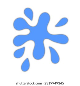 water icon. water vector isolated on white