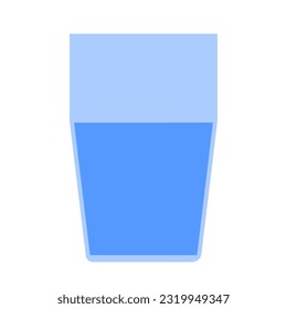 water icon. water vector isolated on white