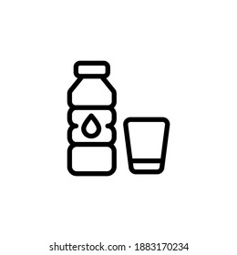 Water icon in vector. Logotype