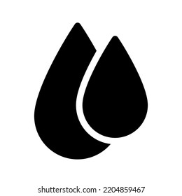 Ilustración de diseño de símbolo de vector de icono de agua