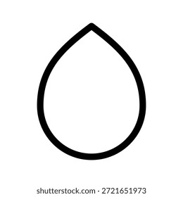 Ilustração de design de símbolo de vetor de ícone de água