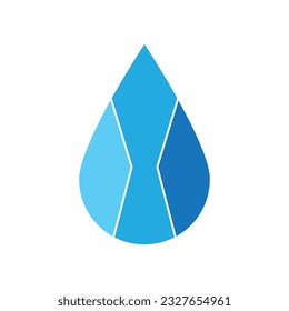 water icon vector template illustration logo design