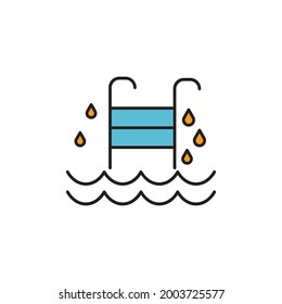 water icons symbol vector elements for infographic web