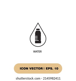 water icons  symbol vector elements for infographic web