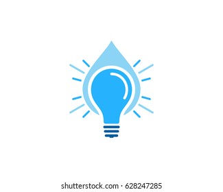 Water Idea Icon Logo Design Element