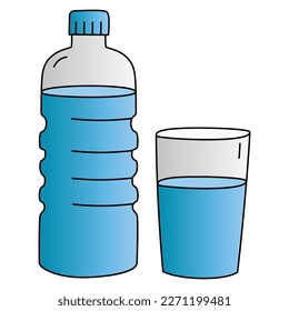 Water illustration design element for website, applications, icon, component, printing, document, poster design.