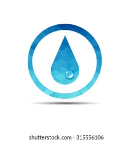 water illustration drop symbol blue nature icon