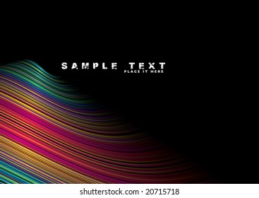 Water inspired brightly colored background with wave effect