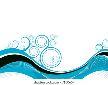 water inspired image that would make an ideal background in aqua