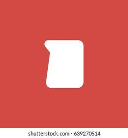 water jar icon. sign design. red background