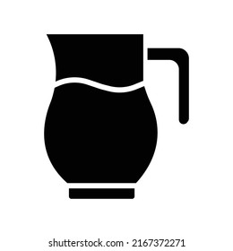 Water Jar Isolated Vector icon which can easily modify or edit
