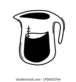 Water jug doodle vector icon. Drawing sketch illustration hand drawn line.