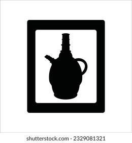 water jug icon vector illustration logo design