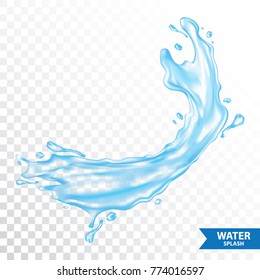 Water , juice splash vector illustration