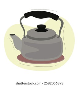 water kettleTraditional kettle vector illustration 