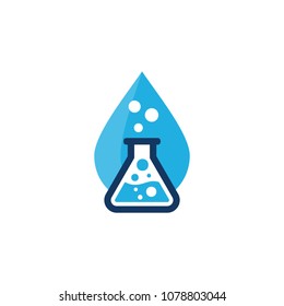 Water Lab Logo Icon Design